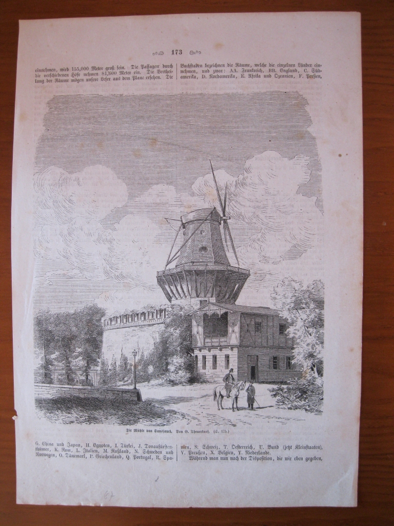 El molino de viento, 1867